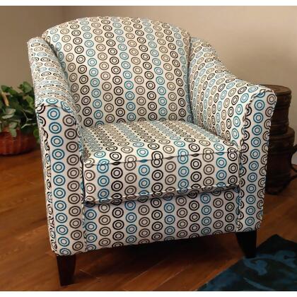 Safavieh ACH1003C Juneau Accent Chair - Walnut & Brown - 33.5 x 31 x 35 in. 