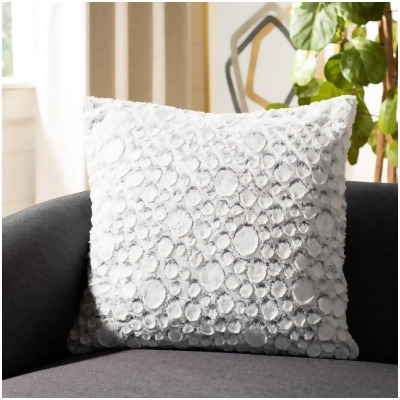 Safavieh PLS7033A-2020 Kiana Pillow, Grey & White 