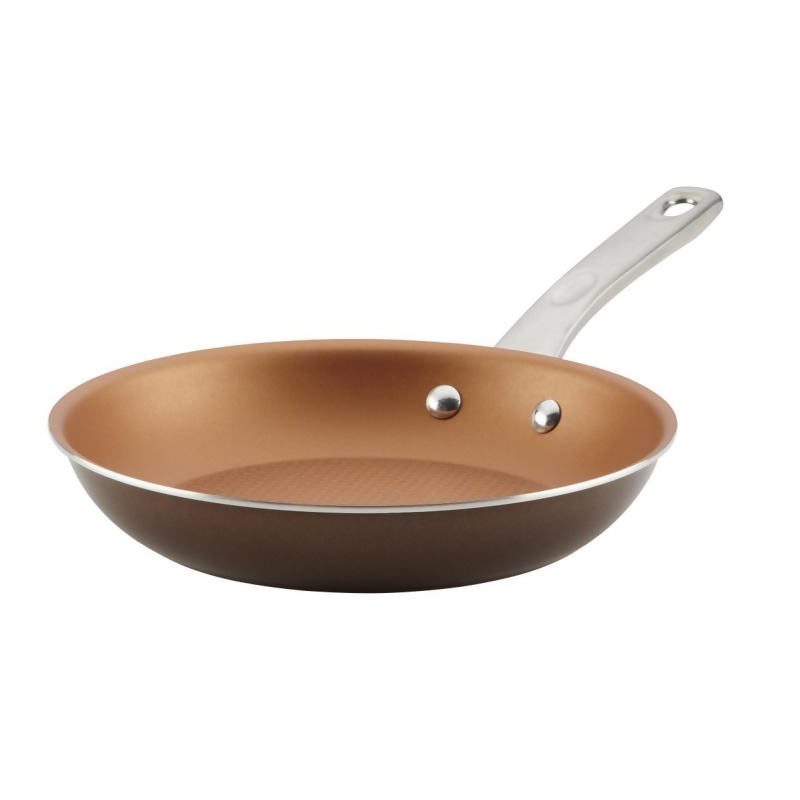 Brown Sugar Ayesha Curry 10757 Ayesha Home Collection Porcelain Enamel Nonstick Skillet 10-Inch 