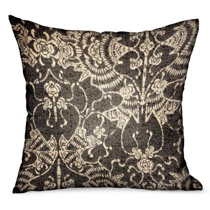 Plutus Brands PBRAO122-2222-DP 22 x 22 in. Adriel Bay Gray Chevron Luxury Outdoor & Indoor Throw Pillow 
