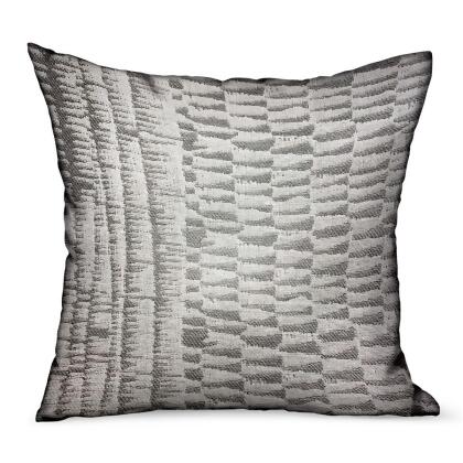 Plutus Brands PBRAO123-1220-DP 12 x 20 in. Epoxi River Gray Dobby Luxury Outdoor & Indoor Throw Pillow 