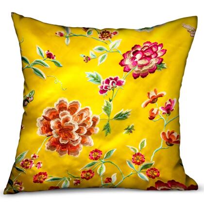 Plutus Brands PBRA2343-1220-DP 12 x 20 in. Heavenly Peonies Yellow Floral Luxury Throw Pillow 