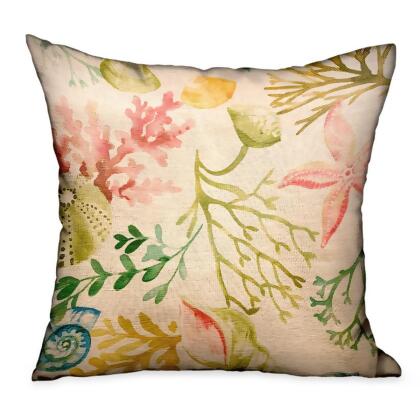 Plutus Brands PBDU1910-2036-DP 20 x 36 in. Underthesea Multicolor Floral Luxury Throw Pillow 