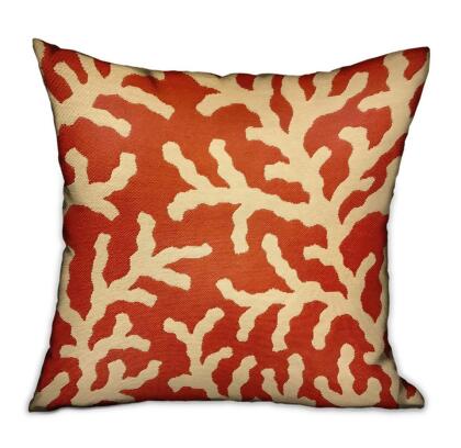 Plutus Brands PBDU1905-2036-DP 20 x 36 in. Fire Ridge Orange Floral Luxury Throw Pillow 
