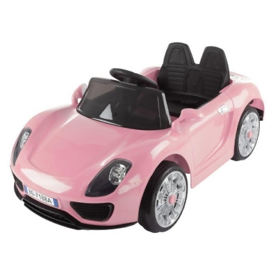 Lil Rider 80-7188A-P Ride on Sports Car - Pink 