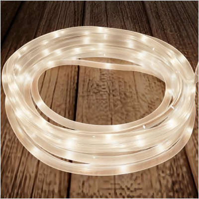 Pure Garden 50-LG1009 Outdoor Solar Rope Light-Solar Powered Cable String 100 LED Lights with 8 Modes - Warm White 