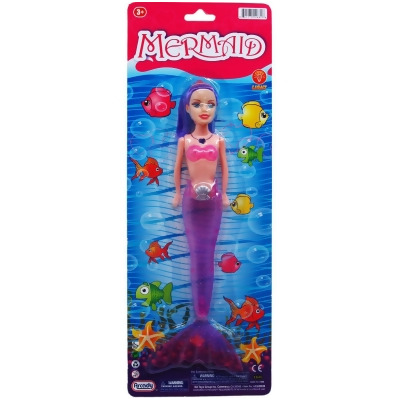DDI 2330938 11 in. Mermaid Doll with Light, Assorted Color - Case of 48 