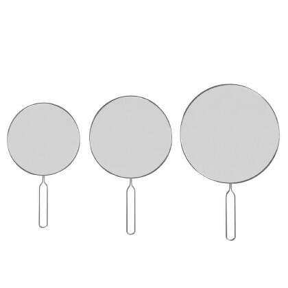 Classic Cuisine 82-KIT1046 Stainless Steel Fine Mesh Splatter Screen Guards Set - 3 Piece
