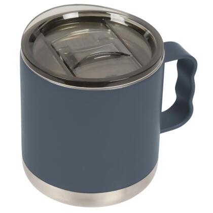 Icy-Hot Hydration T15000004 15 oz Double-Wall Vacuum Insulated Camp Mugs with Slide Lid, Slate Grey 