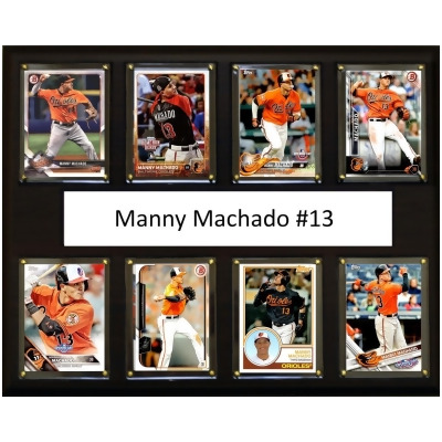 C&I Collectables 1215MACHADO8C MLB 12 x 15 in. Manny Machado Baltimore Orioles 8-Card Plaque 