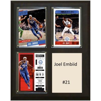 C&I Collectables 810EMBIID NBA 8 x 10 in. Joel Embiid Philadelphia 76ers Player Plaque 