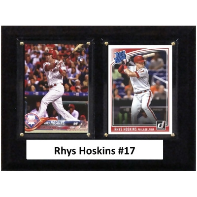 C&I Collectables 68HOSKINS MLB 6 x 8 in. Rhys Hoskins Philadelphia Phillies Two Card Plaque 