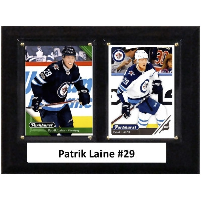 C&I Collectables 68LAINE NHL 6 x 8 in. Patrik Laine Winnipeg Jets Two Card Plaque 