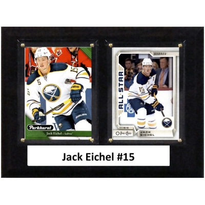 C&I Collectables 68EICHEL NHL 6 x 8 in. Jack Eichel Buffalo Sabres Two Card Plaque 