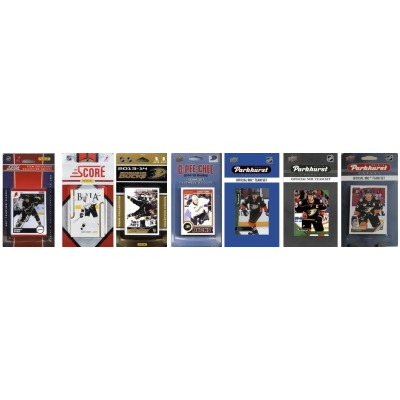 C&I Collectables DUCKS718TS NHL Anaheim Ducks 7 Different Licensed Trading Card Team Sets 