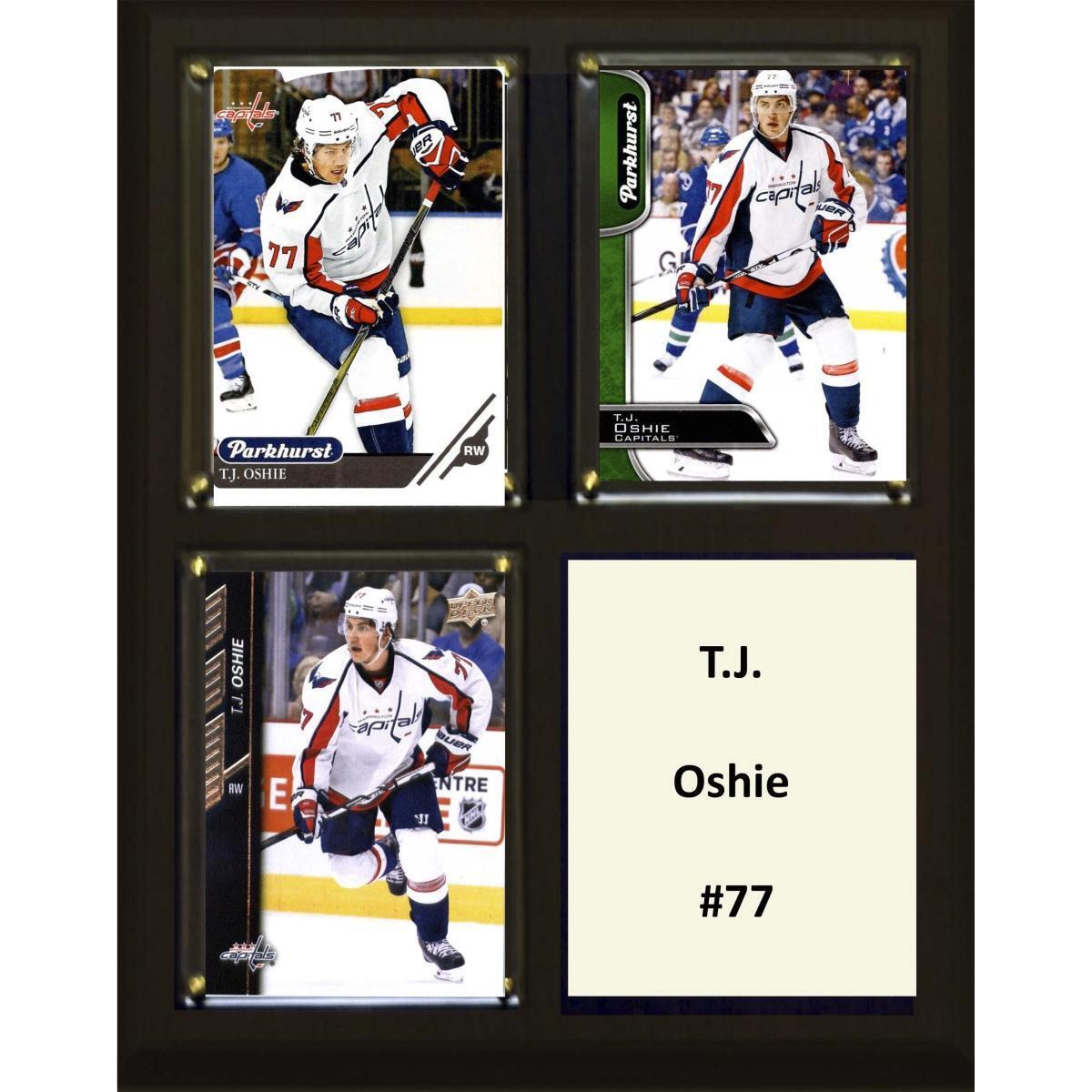 C&I Collectables 810OSHIE NHL 6 x 8 in. T.J. Oshie Washington Capitals Two Card Plaque
