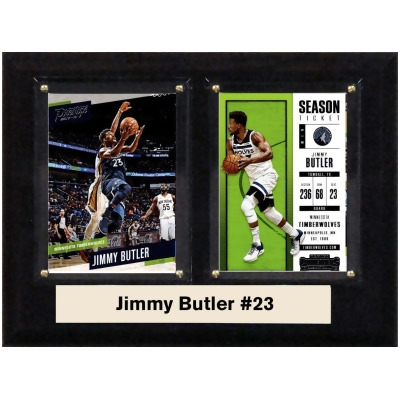 C&I Collectables 68JIMBUTLERMN NBA 6 x 8 in. Jimmy Butler Minnesota Timberwolves Two Card Plaque 