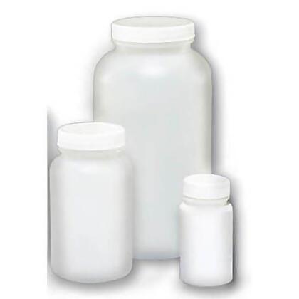 Freund 302-36032 32 oz Natural Wide Mouth Plastic Packer with Lid 
