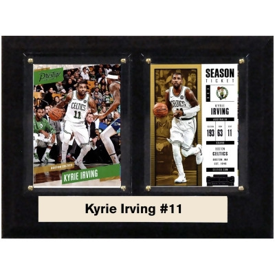 C&I Collectables 68IRVINGBOST NBA 6 x 8 in. Kyrie Irving Boston Celtics Two Card Plaque 