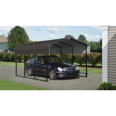 Arrow Cphc101507 10 X 15 X 7 Steel Carport Kit Charcoal From