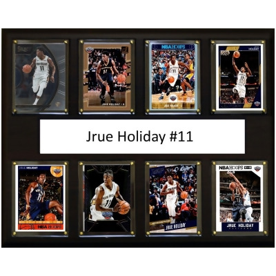 C&I Collectables 1215HOLIDAY8C NBA 12 x 15 in. Jrue Holiday New Orleans Pelicans 8-Card Plaque 