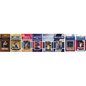 C&I Collectables PACERS818TS NBA Indiana Pacers 8 Different Licensed Trading Card Team Sets