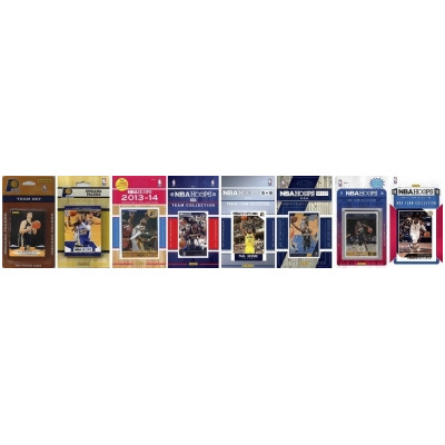 C&I Collectables PACERS818TS NBA Indiana Pacers 8 Different Licensed Trading Card Team Sets 