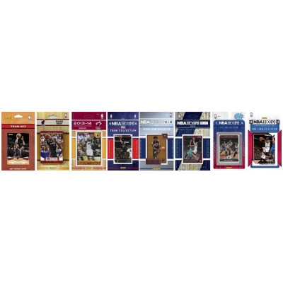 C&I Collectables HEAT818TS NBA Miami Heat 8 Different Licensed Trading Card Team Sets 