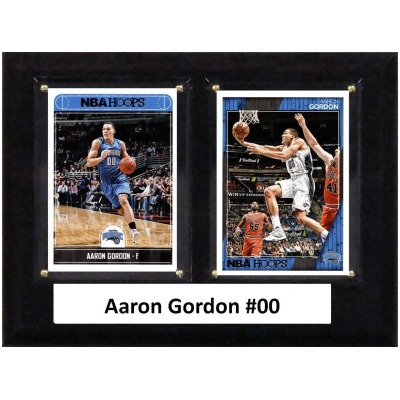 C&I Collectables 68AGORDON NBA 6 x 8 in. Aaron Gordon Orlando Magic Two Card Plaque 