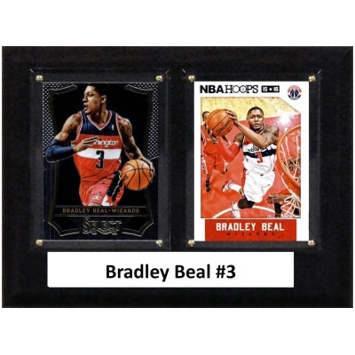 C&I Collectables 68BEAL NBA 6 x 8 in. Bradley Beal Washington Wizards Two Card Plaque 
