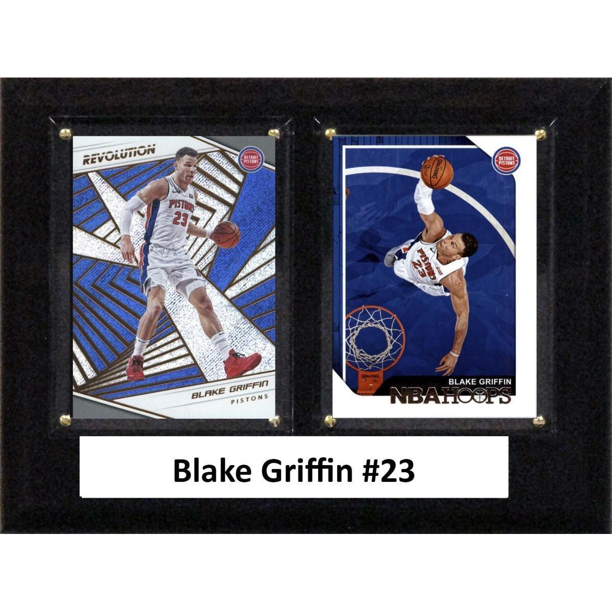 C&I Collectables 68BLGRIFFENDET NBA 6 x 8 in. Blake Griffen Detroit Pistons Two Card Plaque