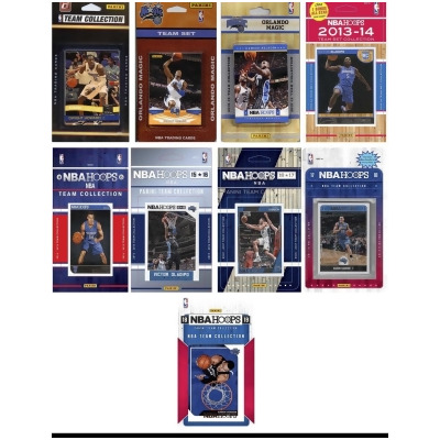 C&I Collectables MAGIC918TS NBA Orlando Magic 9 Different Licensed Trading Card Team Sets 