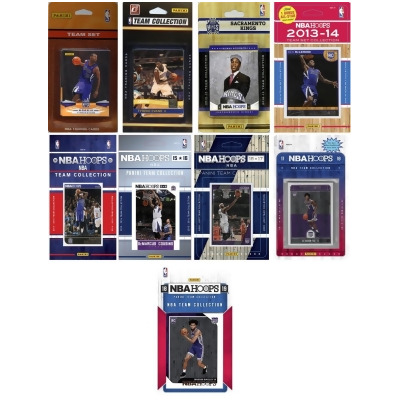 C&I Collectables SACKING918TS NBA Sacramento Kings 9 Different Licensed Trading Card Team Sets 