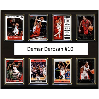C&I Collectables 1215DEROZAN8C NBA 12 x 15 in. Demar Derozan Toronto Raptors 8-Card Plaque 