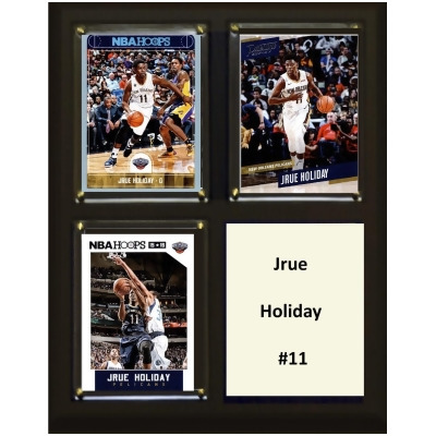 C&I Collectables 810JHOLIDAY NBA 6 x 8 in. Jrue Holiday New Orleans Pelicans Two Card Plaque 