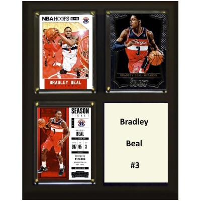 C&I Collectables 810BEAL3C NBA 8 x 10 in. Bradley Beal Washington Wizards Three Card Plaque 