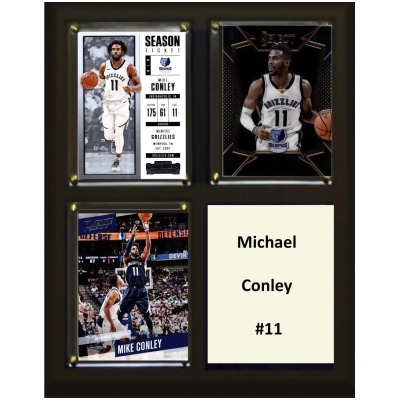 C&I Collectables 810CONLEY NBA 6 x 8 in. Michael Conley Memphis Grizzlies Two Card Plaque 