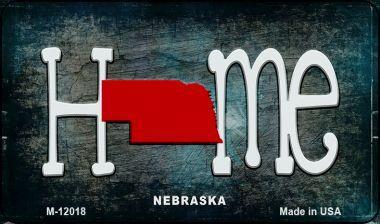 Smart Blonde M-12018 3.5 x 2 in. Nebraska Home State Outline Novelty Magnet 