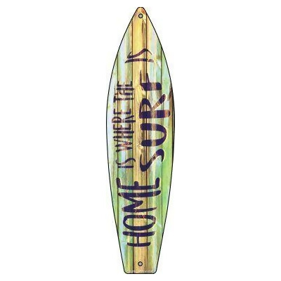 Smart Blonde SB-176 Where the Surf is Novelty Surfboard - 17 x 4.5 in. 