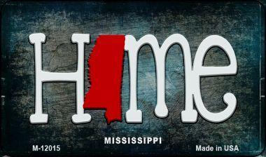 Smart Blonde M-12015 3.5 x 2 in. Mississippi Home State Outline Novelty Magnet 