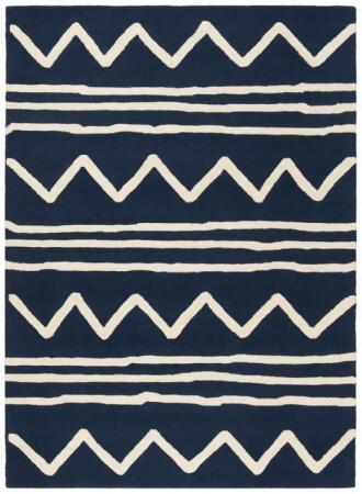 Safavieh SFK907N-9 Safavieh Kids 9 x 12 ft. Rectangle Area Rug - Navy & Ivory 