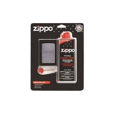 Zippo ZIP24651 Zippo Street Chrome All in One Gift Set