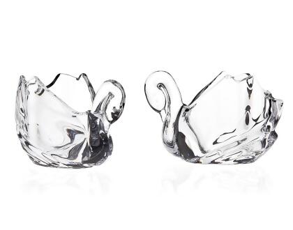 Godinger 42927 Swan Votive Holder Pairs 