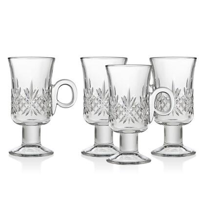 Godinger 25212 6 oz Dublin Irish Coffee Mug - Set of 4 