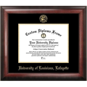 Campus Images La993ged-1185 11 x 8.5 in. University of Louisiana-Lafayette Gold Embossed Diploma Frame - Satin Mahogany - All