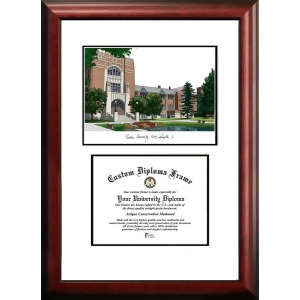 Campus Images In988v-96257625 9.625 x 7.625 in. Purdue University Scholar Diploma Frame - Satin Mahogany - All