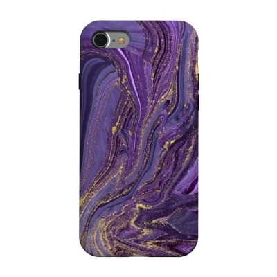 ArtsCase AC-00364956 Purple & Gold Tough Case Marble for iPhone 8 & 7 