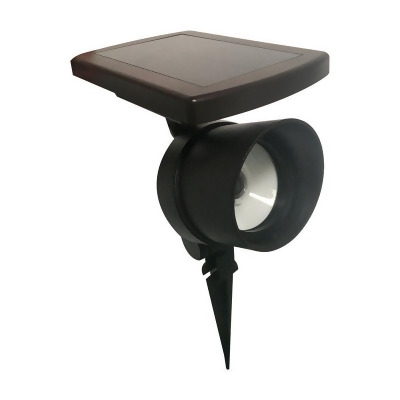 Living Accents 3908506 Oil Rubbed Bronze Solar Powered LED Spotlight 