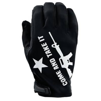 Industrious Handwear IH-COM-SM Come & Take It Reflective Unlined Gloves - Black, Small 