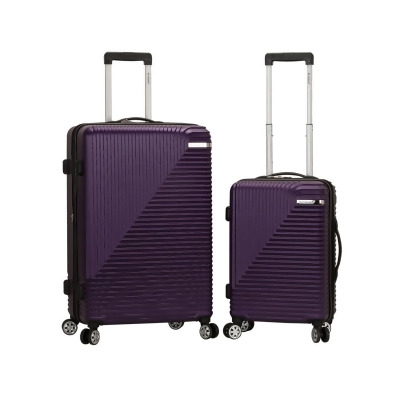 Fox Luggage F242-PURPLE Star Trail ABS Luggage Set, Purple - 2 Piece 